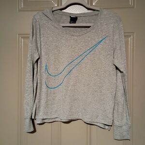 Nike Gray Top Woman Size S